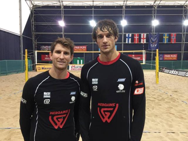Wir unterstützen das Beachvolleyballteam GB