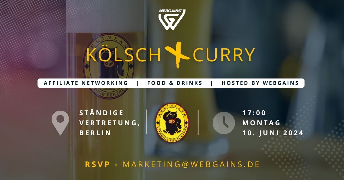 WEBGAINS KÖLSCH & CURRY GOES BERLIN 
